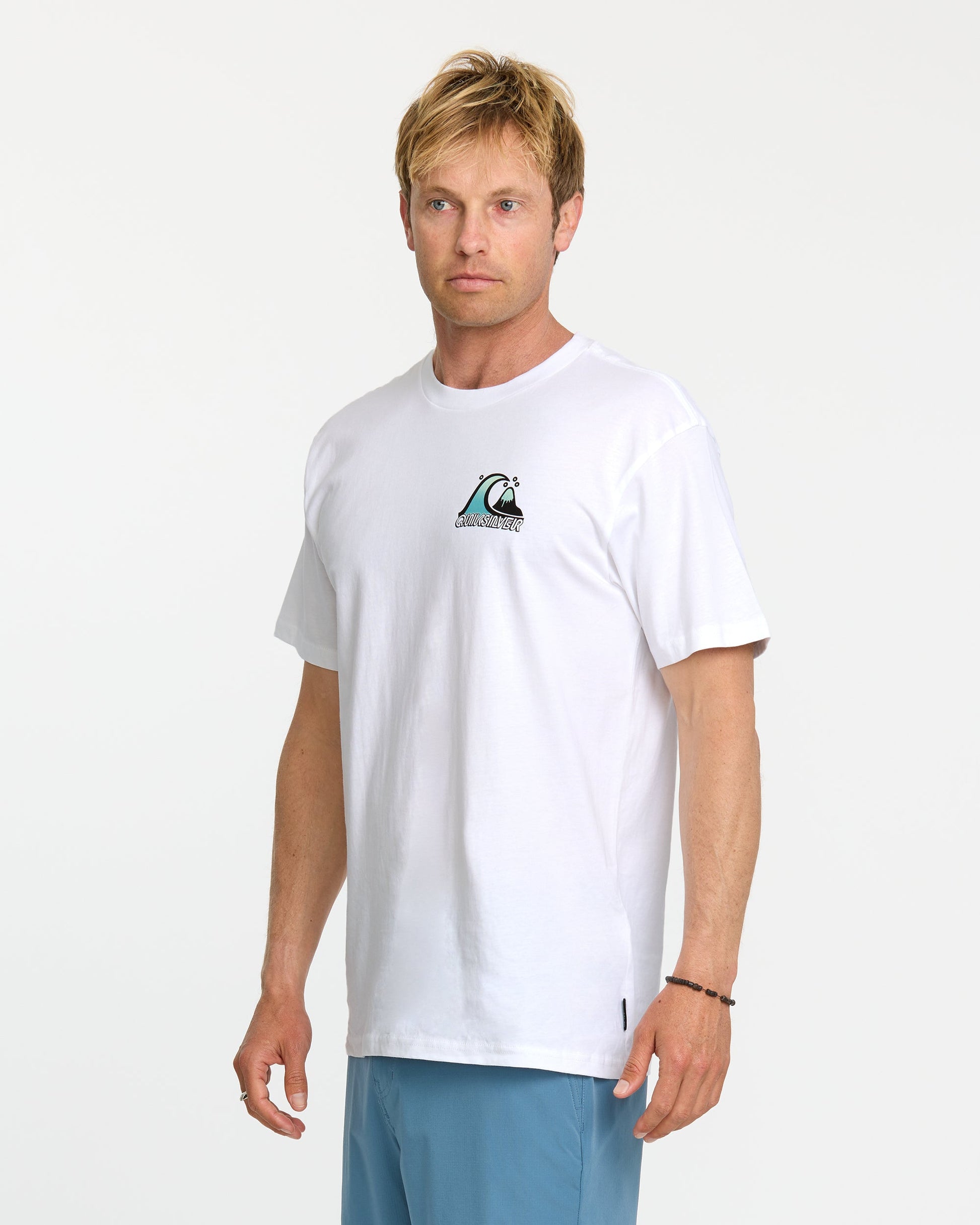 Bubble Fade T-Shirt - White Quick Silver White
