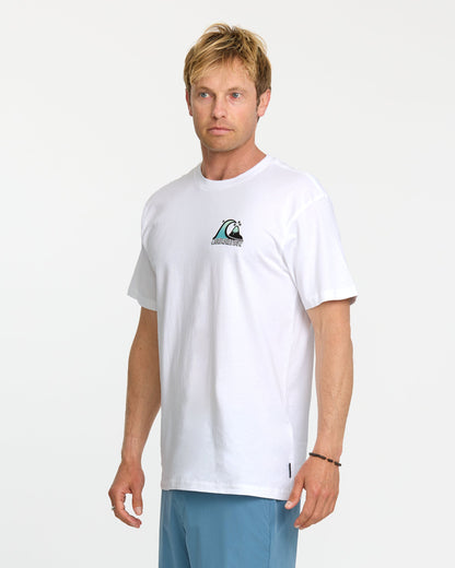 Bubble Fade T-Shirt - White Quick Silver White
