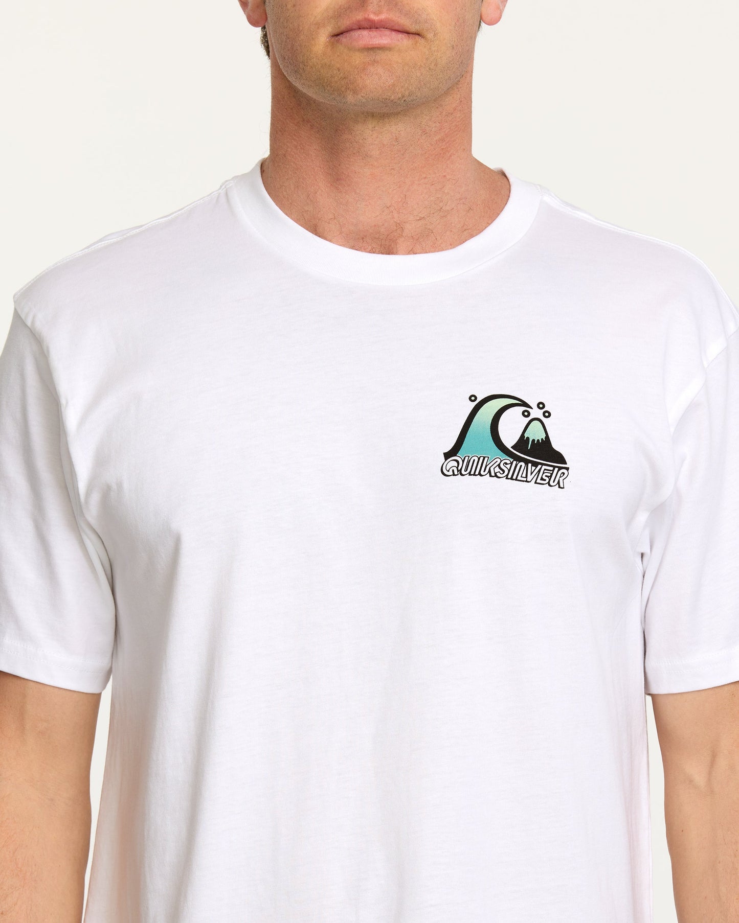 Bubble Fade T-Shirt - White Quick Silver White