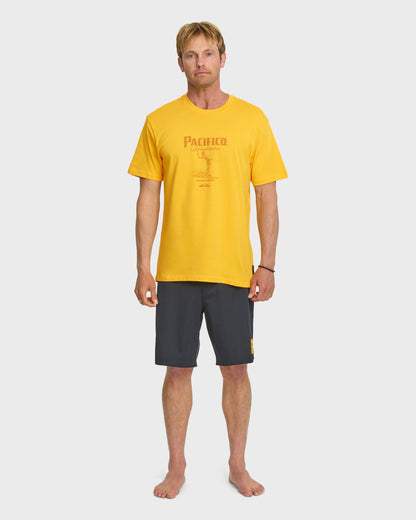 Quiksilver x Pacifico Baja Arch T-Shirt - Sunshine Quick Silver Sunshine