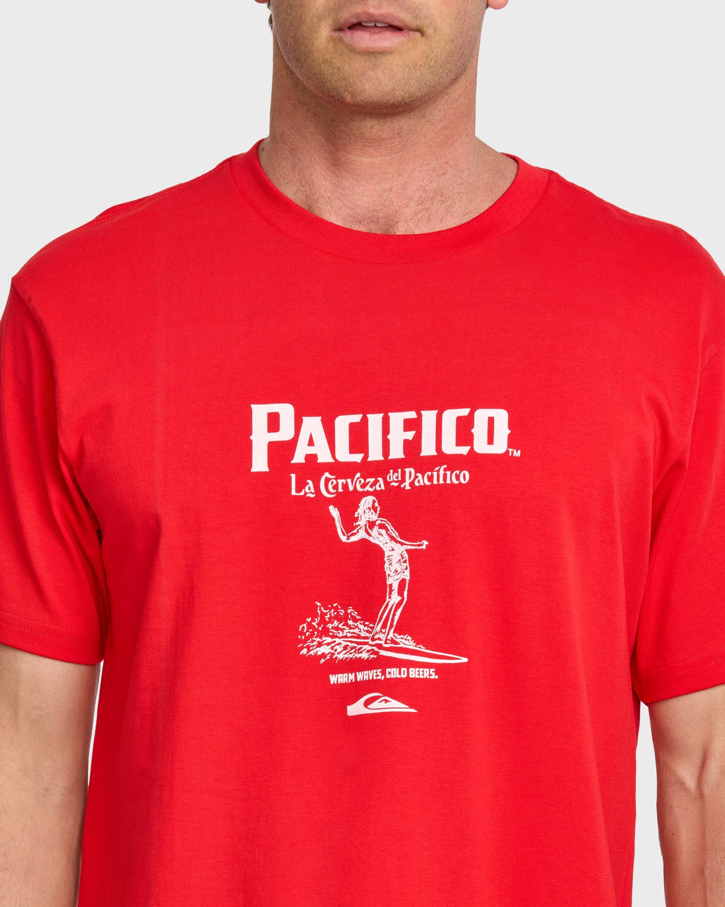 Quiksilver x Pacifico Baja Arch T-Shirt - Red Quick Silver Red