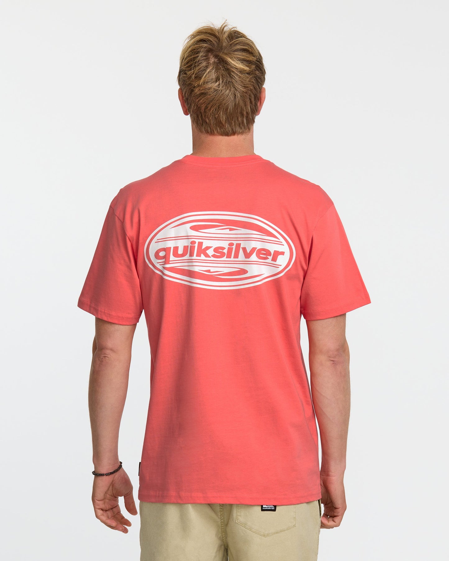 2000S Boarding T-Shirt - Coral Quick Silver Coral