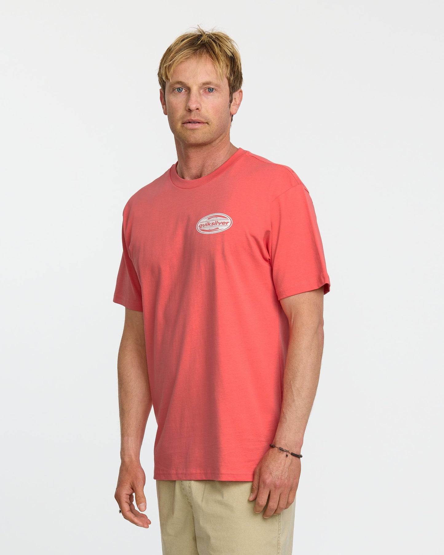 2000S Boarding T-Shirt - Coral Quick Silver Coral