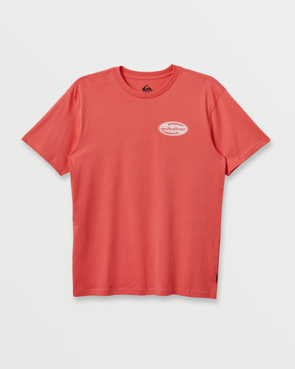 2000S Boarding T-Shirt - Coral Quick Silver Coral