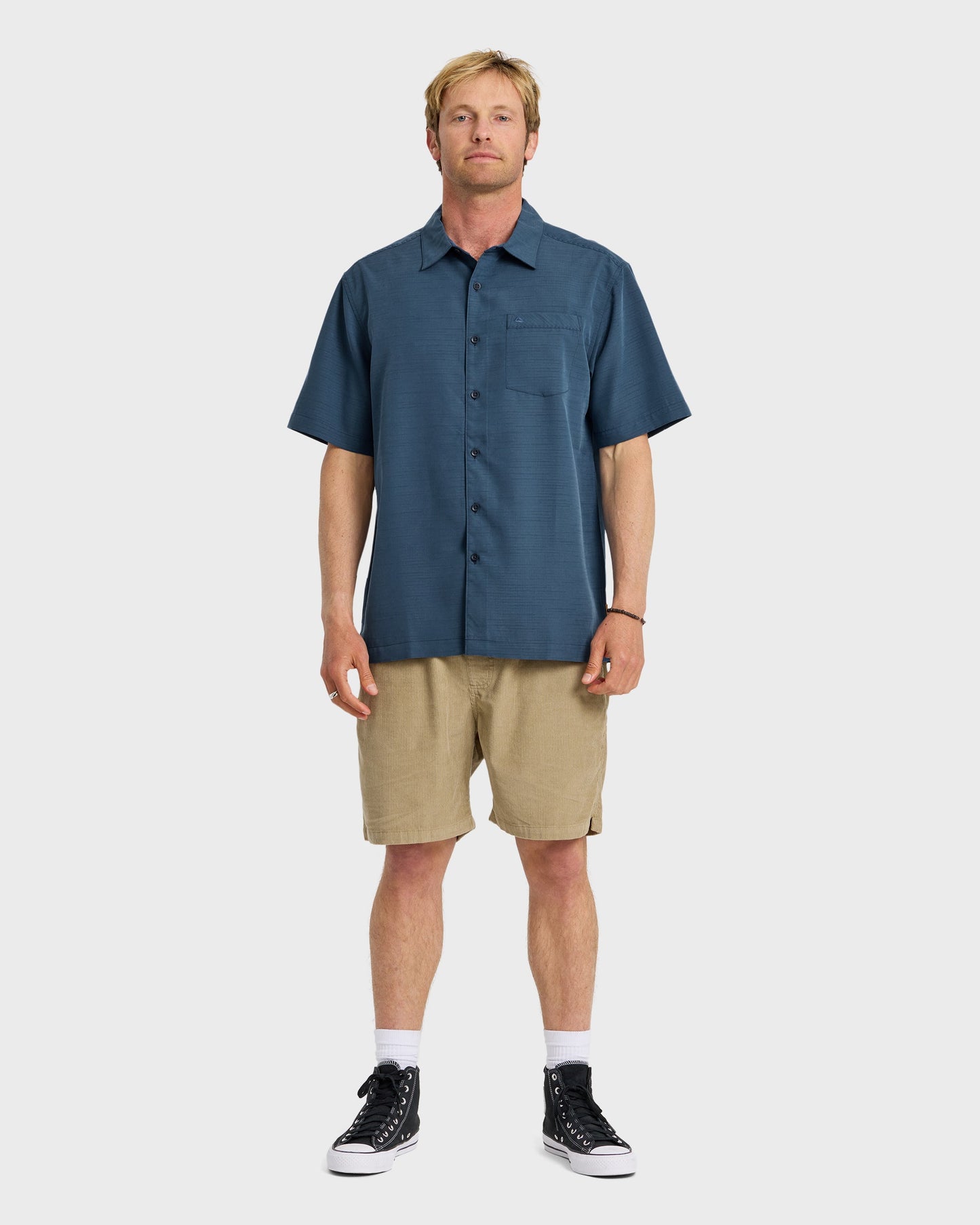 Waterman Centinela Premium Anti-Wrinkle Shirt - Navy Quick Silver Navy