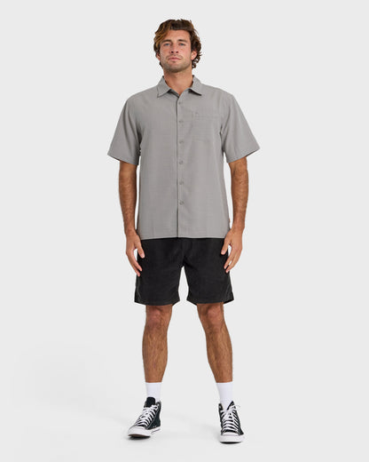 Waterman Centinela Premium Anti-Wrinkle Shirt - Grey Quick Silver Grey