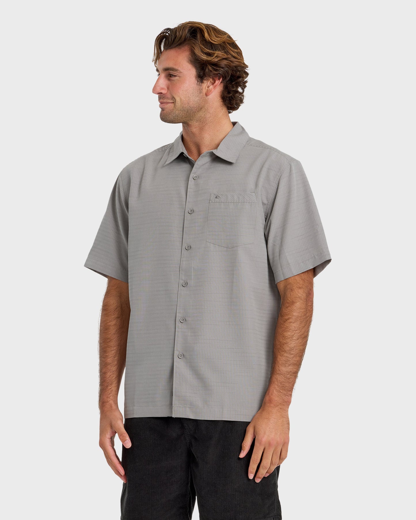 Waterman Centinela Premium Anti-Wrinkle Shirt - Grey Quick Silver Grey