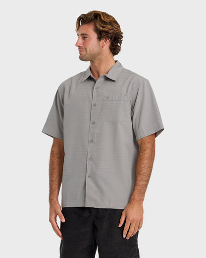 Waterman Centinela Premium Anti-Wrinkle Shirt - Grey Quick Silver Grey