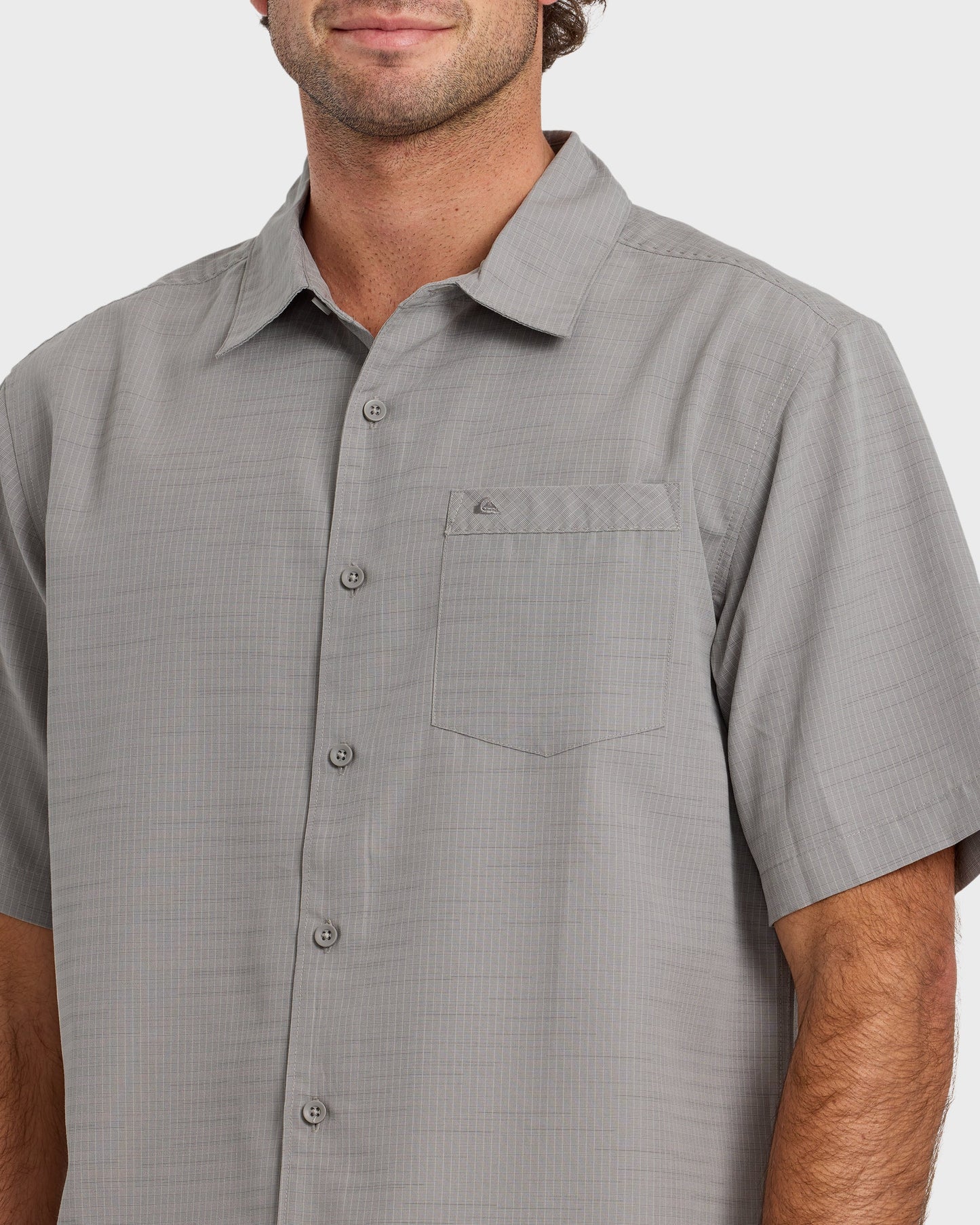 Waterman Centinela Premium Anti-Wrinkle Shirt - Grey Quick Silver Grey