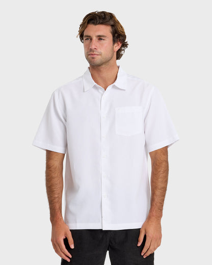 Waterman Centinela Premium Anti-Wrinkle Shirt - White Quick Silver White