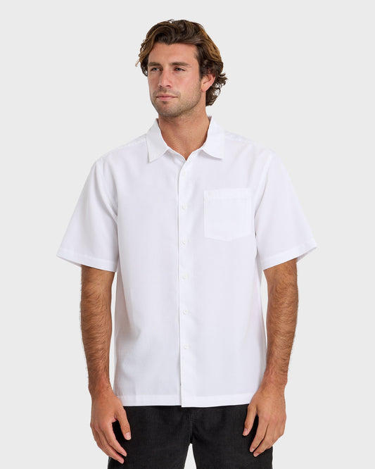 Waterman Centinela Premium Anti-Wrinkle Shirt - White Quick Silver White