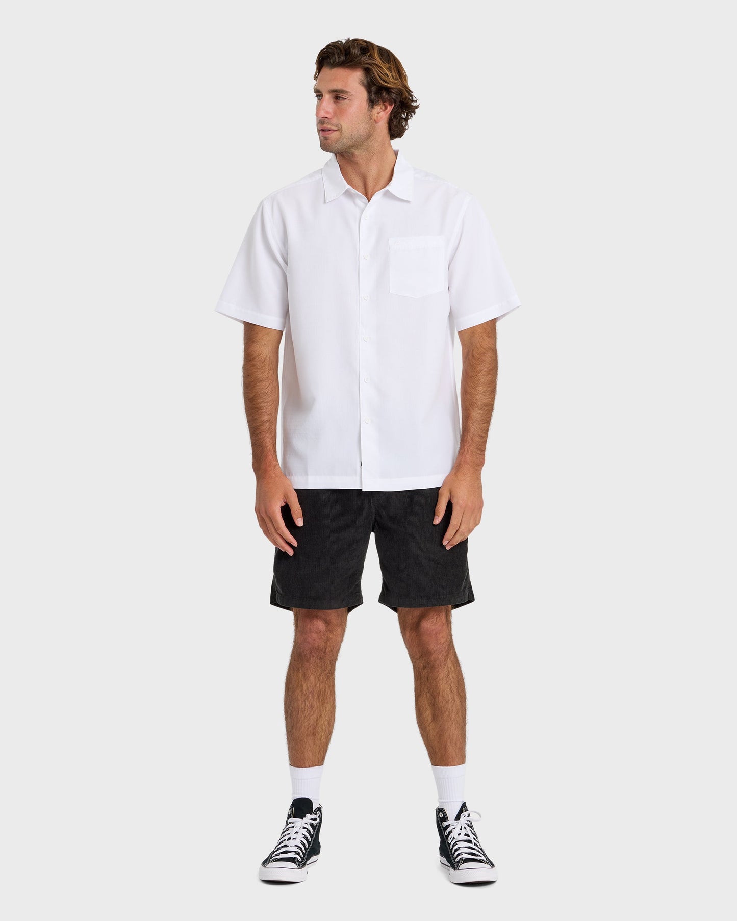 Waterman Centinela Premium Anti-Wrinkle Shirt - White Quick Silver White