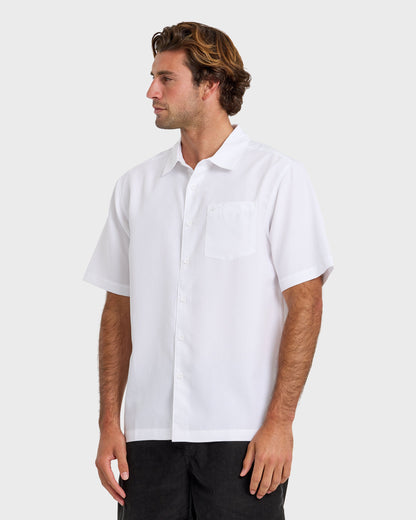 Waterman Centinela Premium Anti-Wrinkle Shirt - White Quick Silver White