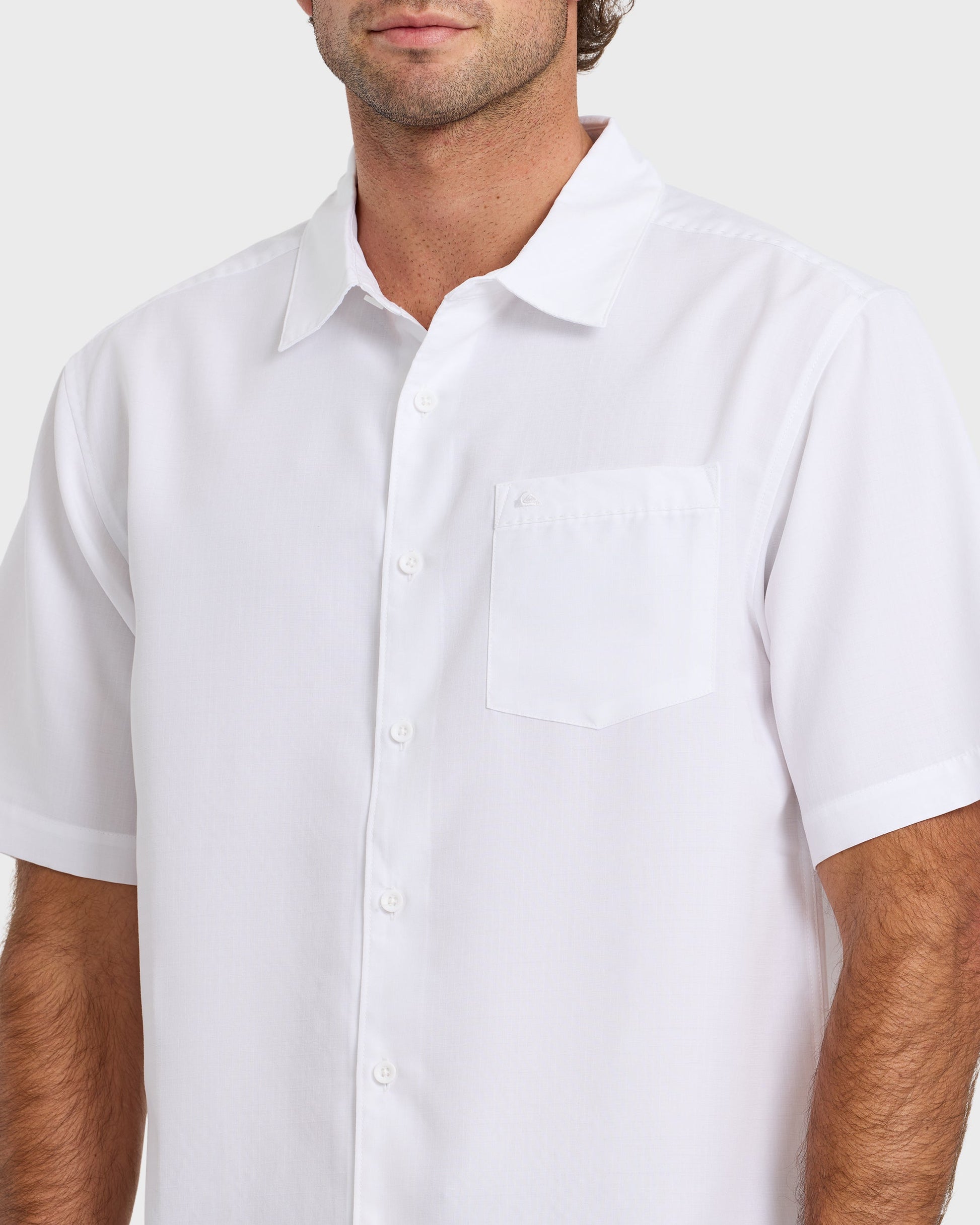 Waterman Centinela Premium Anti-Wrinkle Shirt - White Quick Silver White
