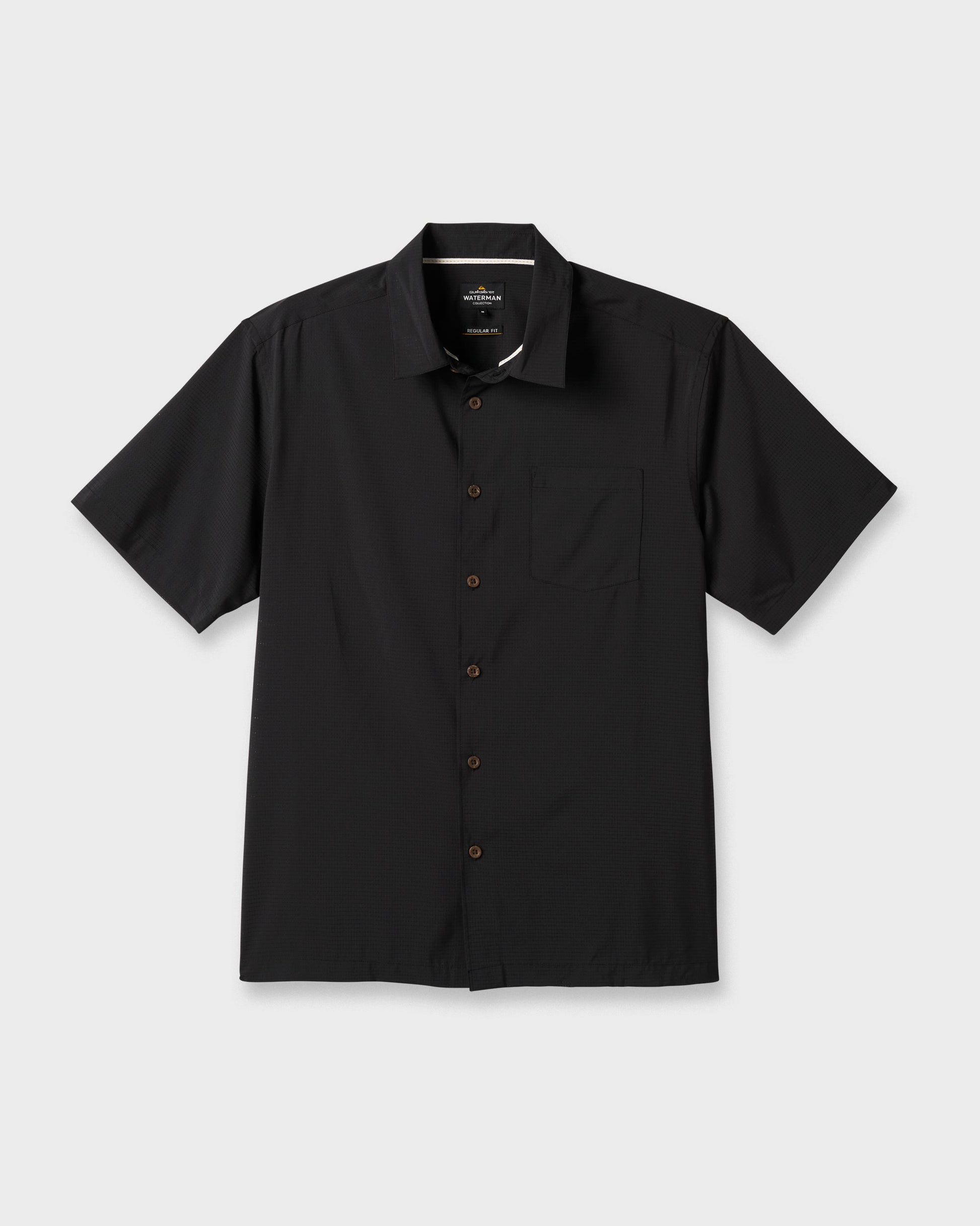 Chaser Short Sleeve Woven Shirt - Phantom Quick Silver Phantom