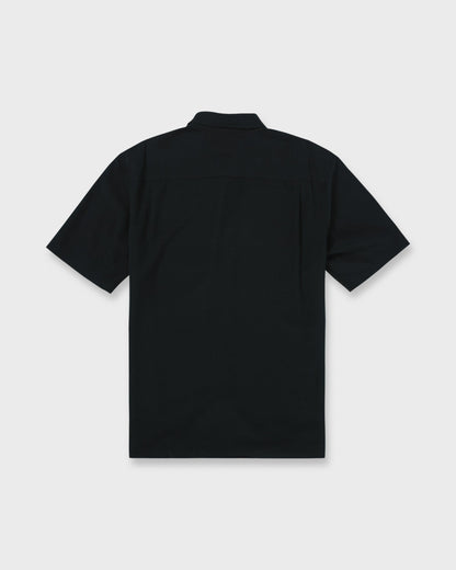 Waterman Tahiti Palms Premium Anti-Wrinkle Shirt - Black Quick Silver Black