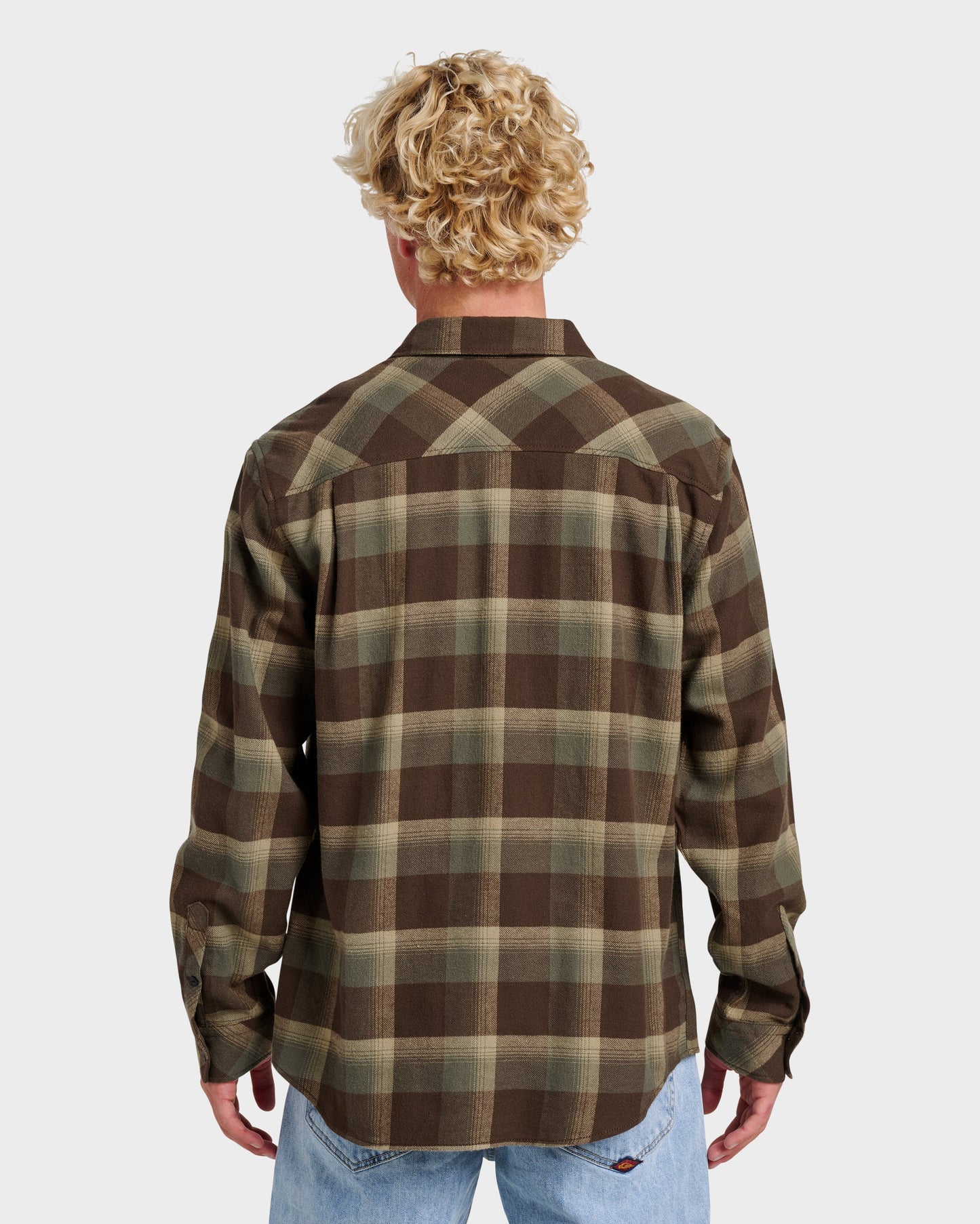 Penmar Check Flannel Shirt - Chocolate Brown Quick Silver Chocolate Brown
