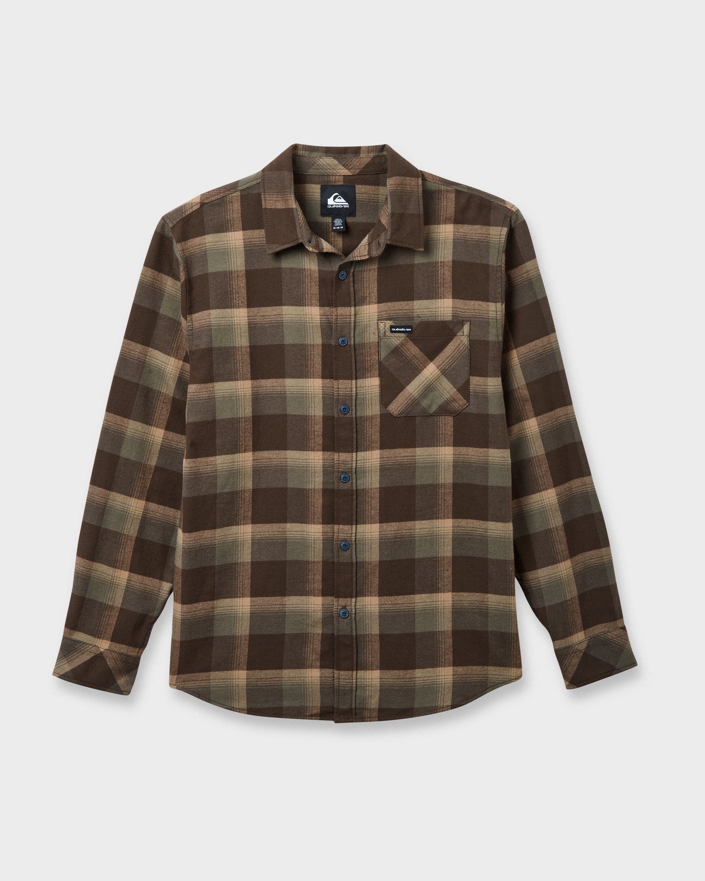 Penmar Check Flannel Shirt - Chocolate Brown Quick Silver Chocolate Brown