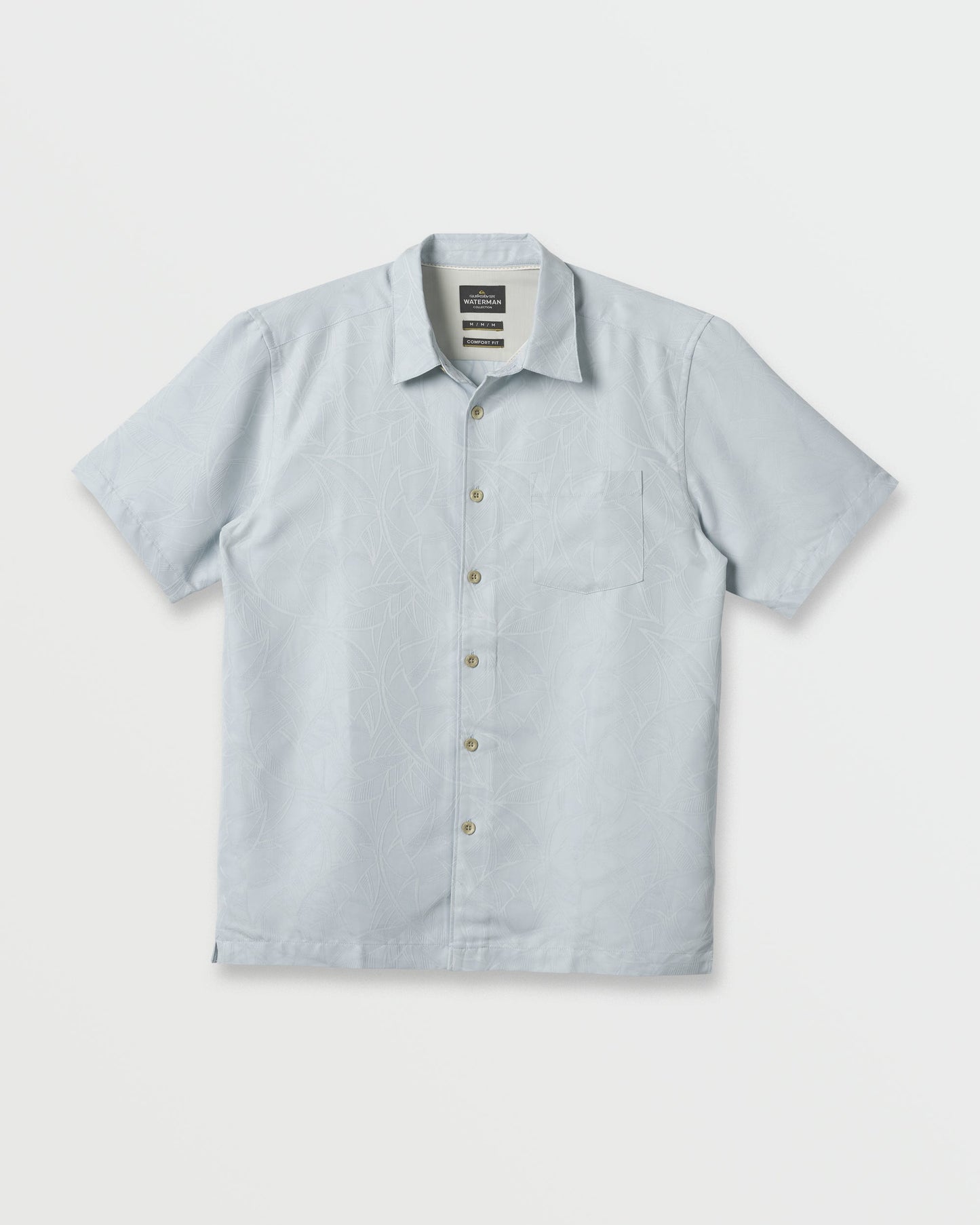 Waterman Island Jungle Shirt - Cool Blue Quick Silver Cool Blue