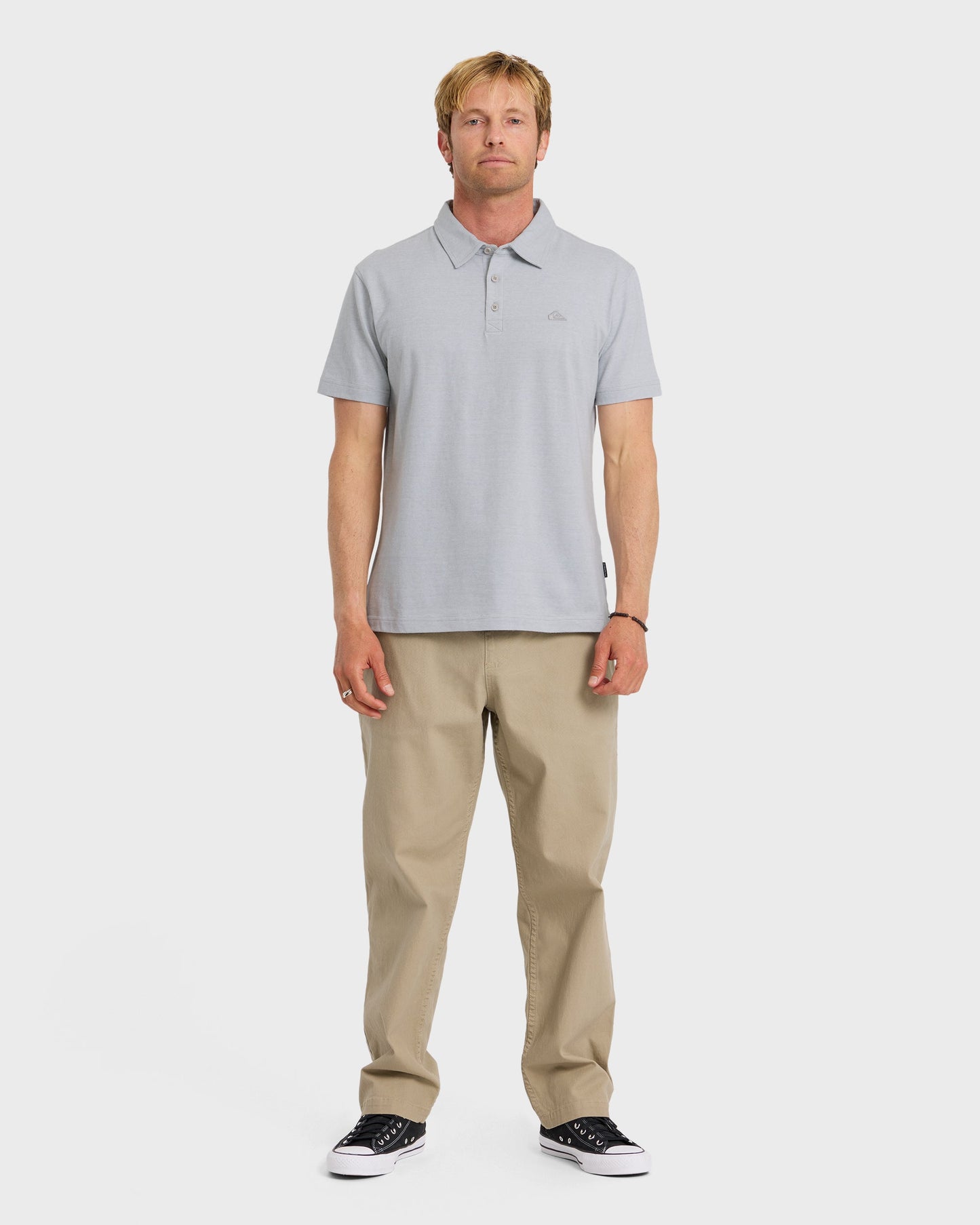 Sunset Cruise Polo Shirt - Smoked Gray Quick Silver Smoked Gray