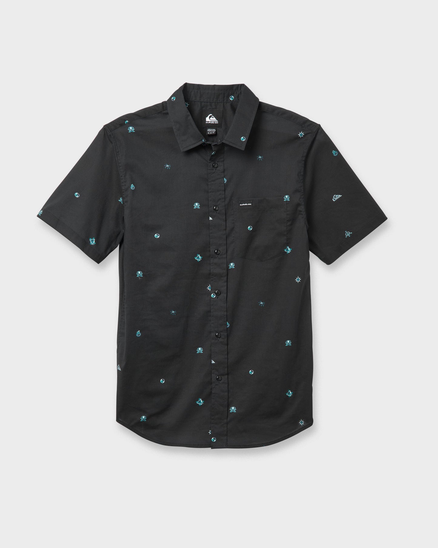 Mini Dimensions Classic Short Sleeve Shirt - Black Quick Silver Black