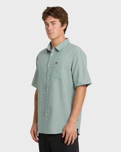 Shoreline Classic Short Sleeve Shirt - Chinois Green Quick Silver Chinois Green