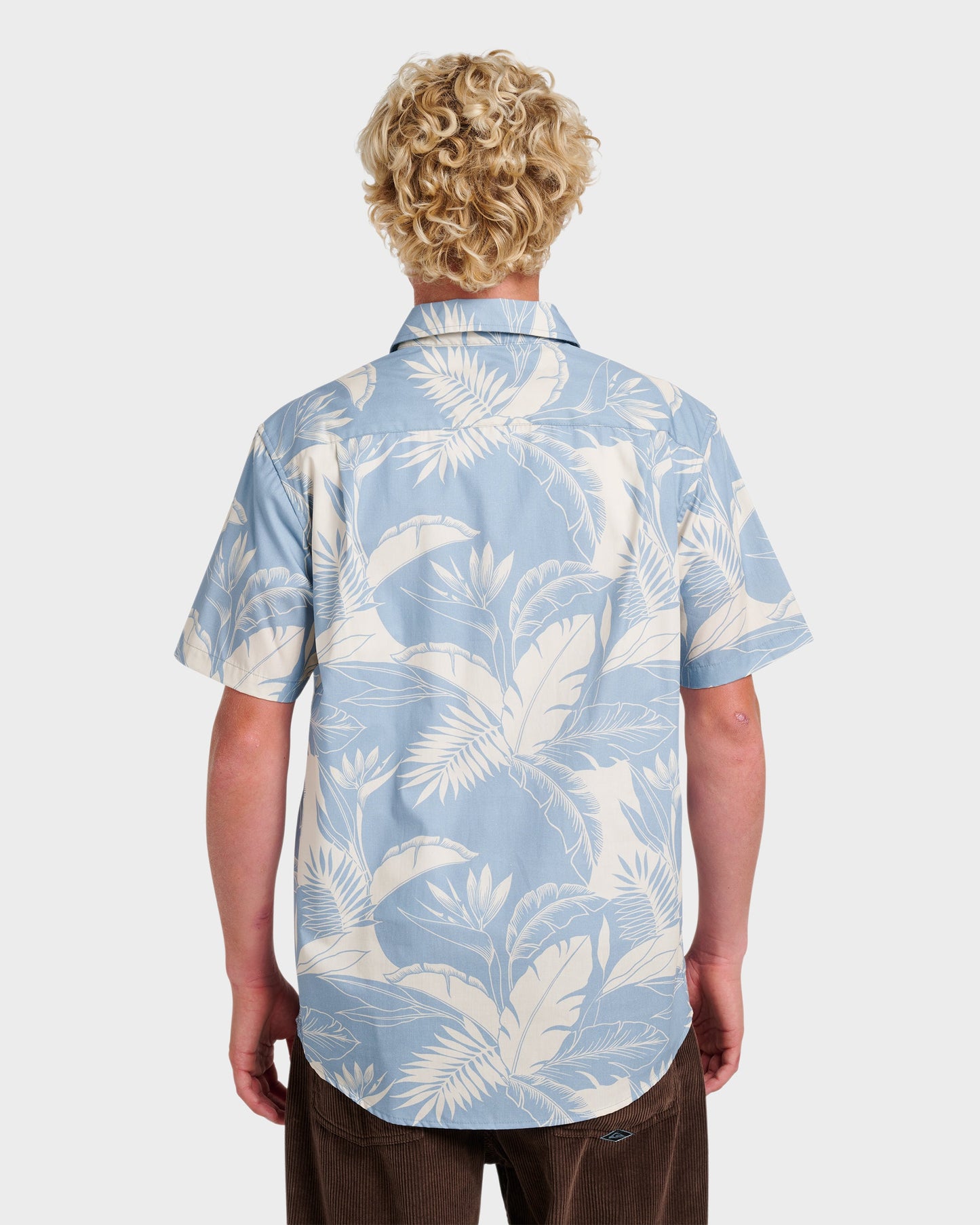 Kahanu Classic Short Sleeve Shirt - Ashley Blue Quick Silver Ashley Blue