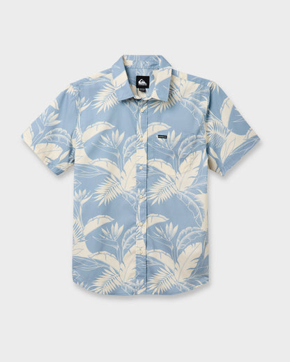 Kahanu Classic Short Sleeve Shirt - Ashley Blue Quick Silver Ashley Blue