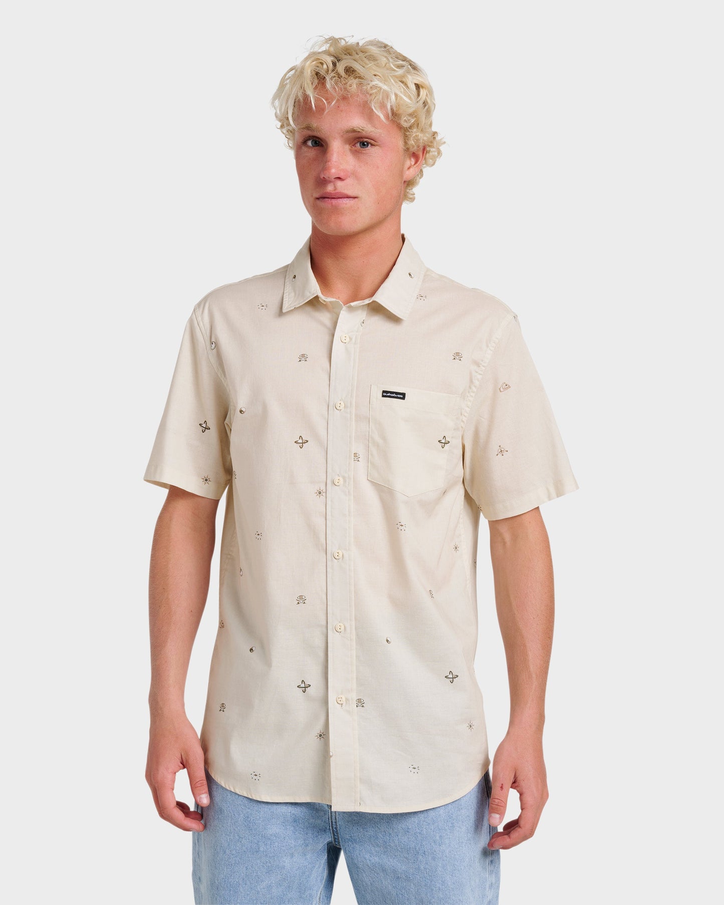 Mini Dimensions Classic Short Sleeve Shirt - Silver Birch Quick Silver Silver Birch