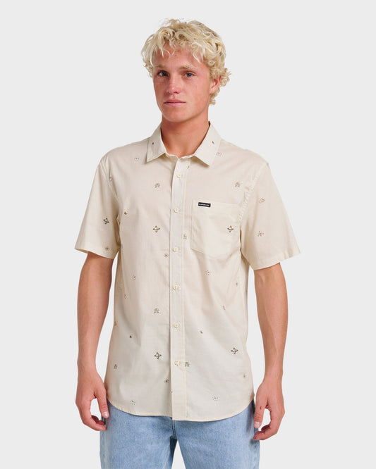 Mini Dimensions Classic Short Sleeve Shirt - Silver Birch Quick Silver Silver Birch