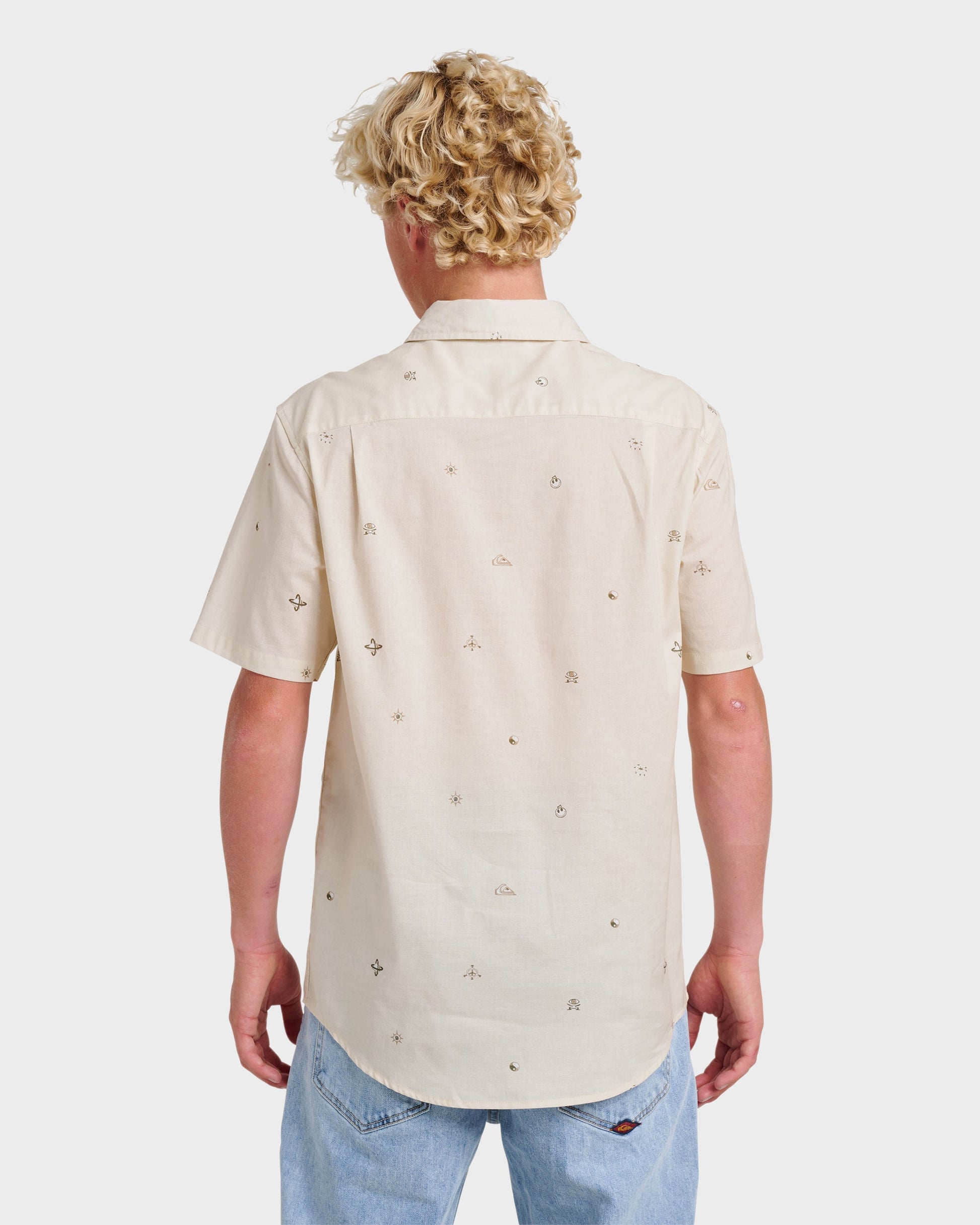 Mini Dimensions Classic Short Sleeve Shirt - Silver Birch Quick Silver Silver Birch