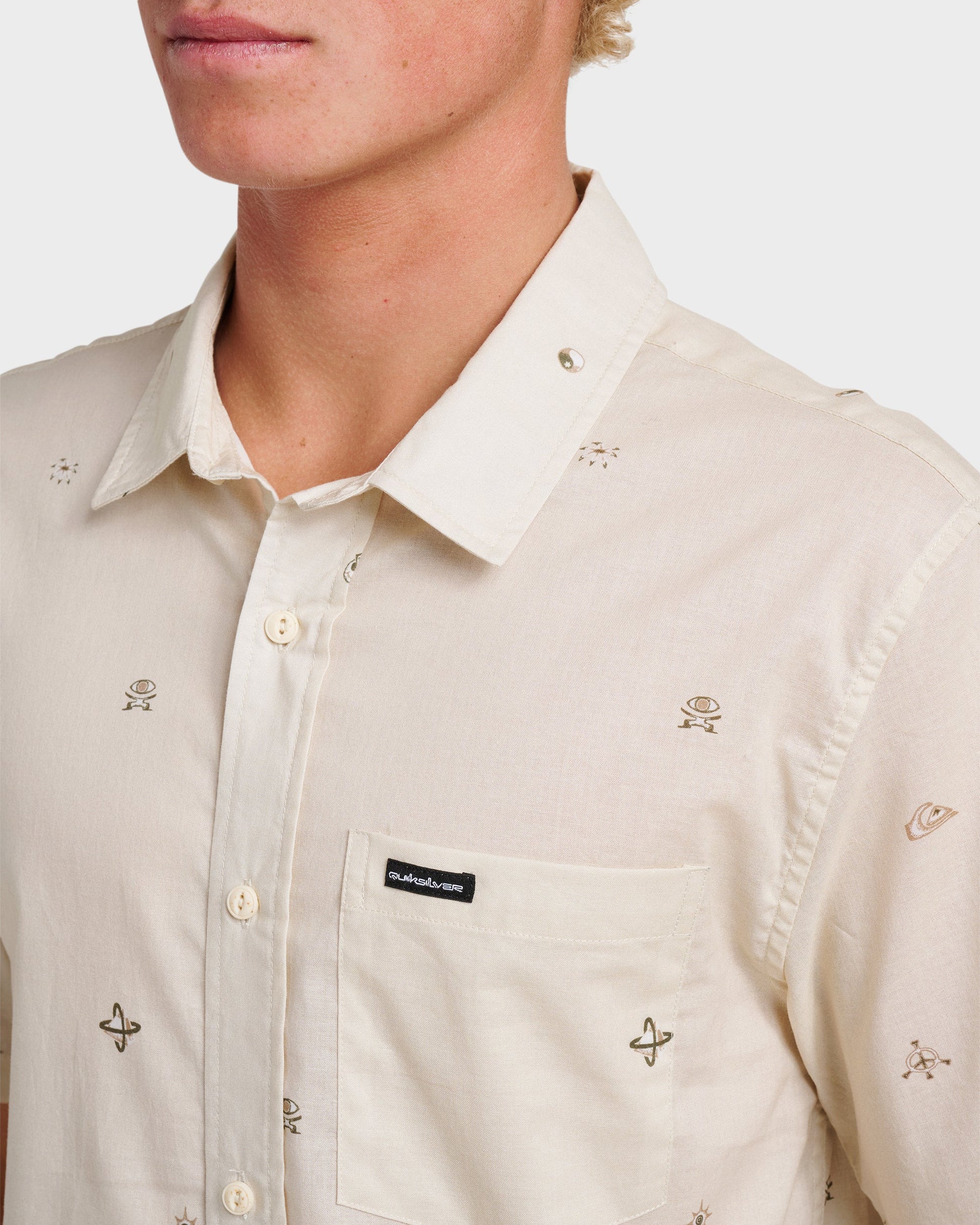 Mini Dimensions Classic Short Sleeve Shirt - Silver Birch Quick Silver Silver Birch