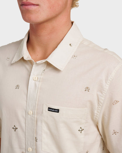 Mini Dimensions Classic Short Sleeve Shirt - Silver Birch Quick Silver Silver Birch