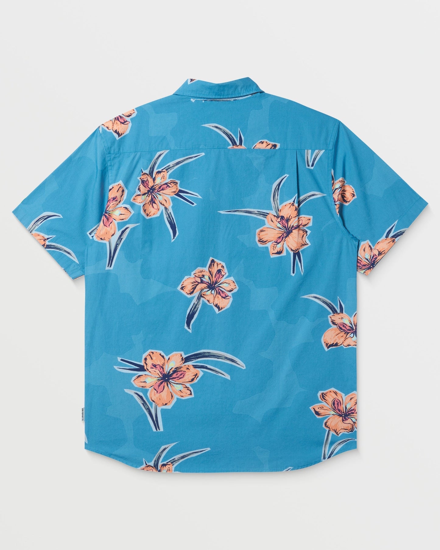 Apero Organic Classics Short Sleeve Shirt - Navagio Bay Print Quick Silver Navagio Bay Print