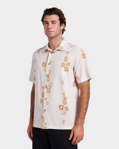 Waterman Mystic Fin Shirt - Moonbeam Quick Silver Moonbeam