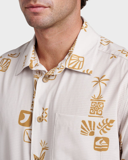 Waterman Mystic Fin Shirt - Moonbeam Quick Silver Moonbeam