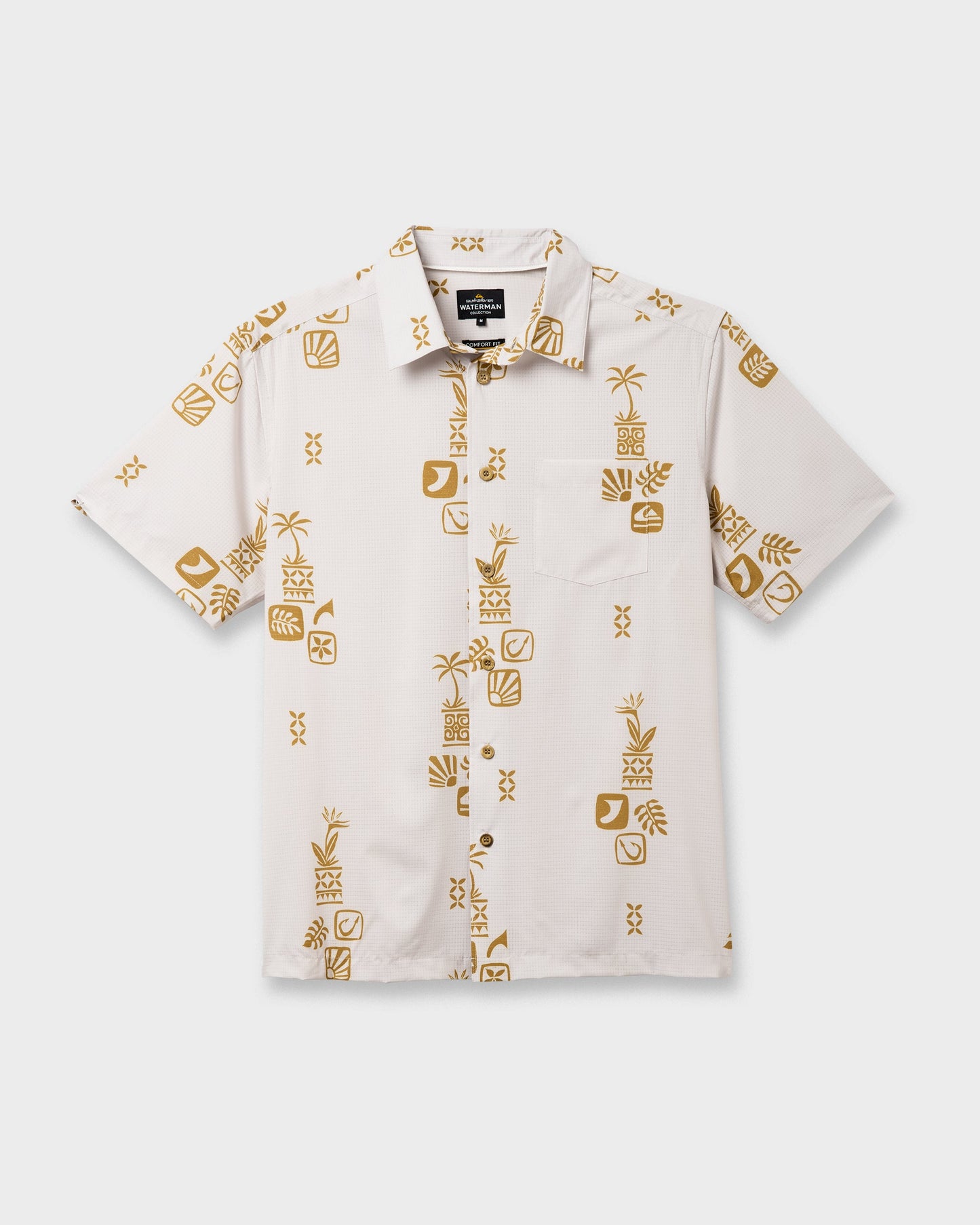 Waterman Mystic Fin Shirt - Moonbeam Quick Silver Moonbeam