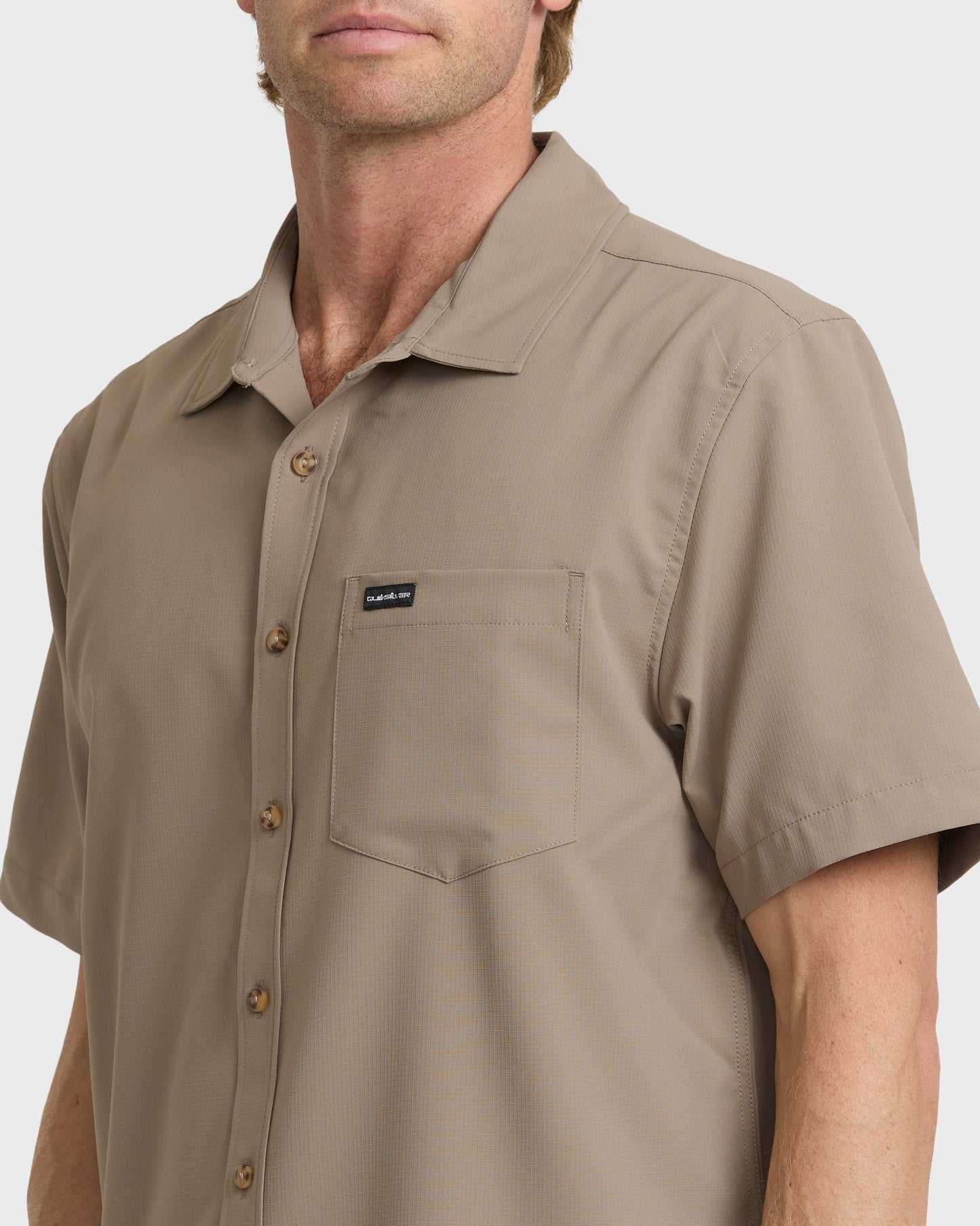 Allport Classic Short Sleeve Shirt - Fallen Rock Quick Silver Fallen Rock