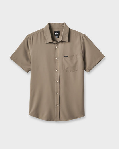 Allport Classic Short Sleeve Shirt - Fallen Rock Quick Silver Fallen Rock