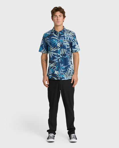 Blueweed Classic Short Sleeve Shirt - Navy Quick Silver Navy