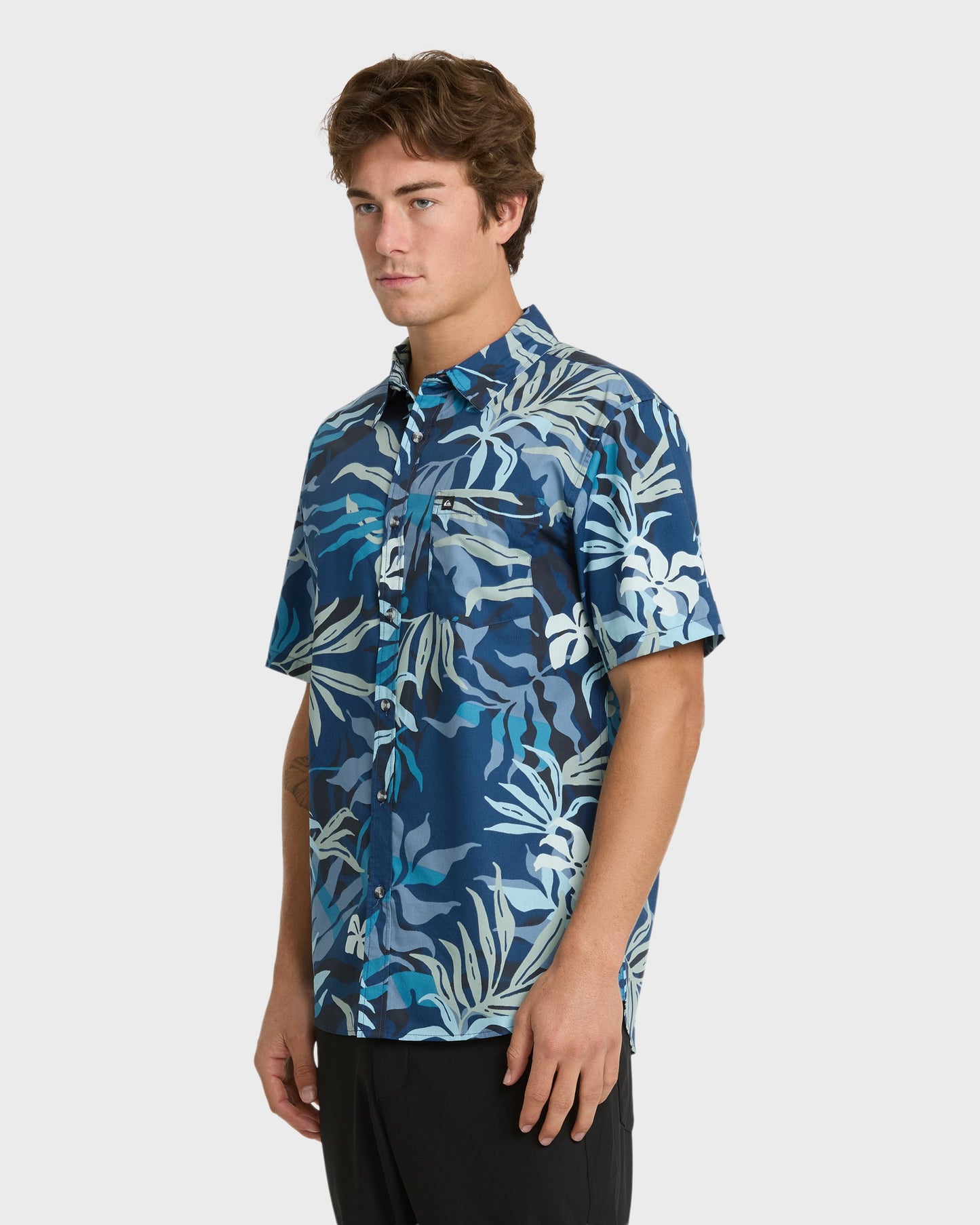 Blueweed Classic Short Sleeve Shirt - Navy Quick Silver Navy