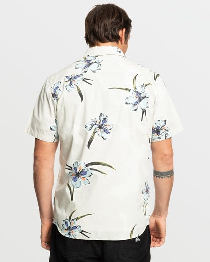 Apero Organic Classics Short Sleeve Shirt - Silver Birch Print Quick Silver Silver Birch Print