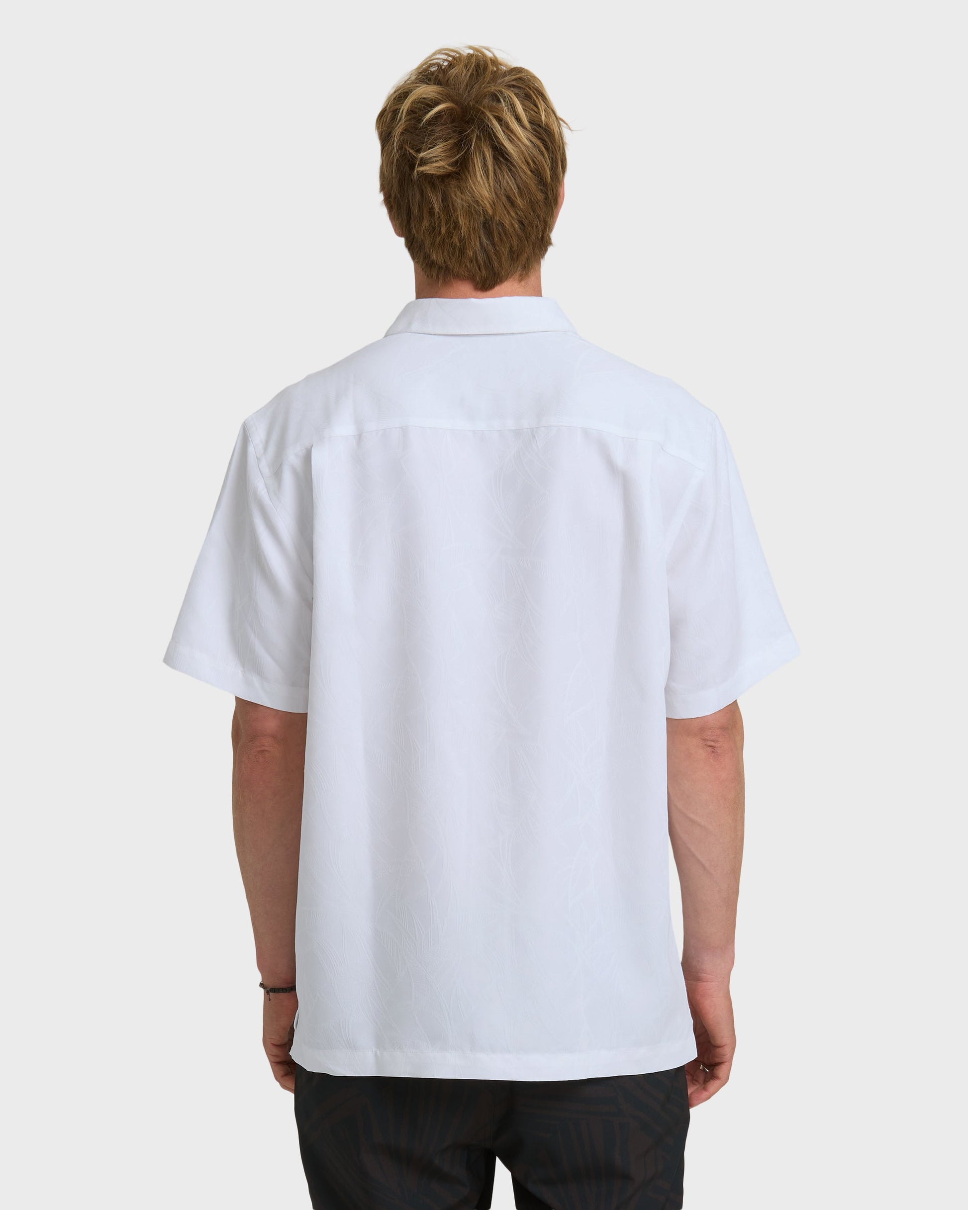 Waterman Island Jungle Shirt - White Quick Silver White
