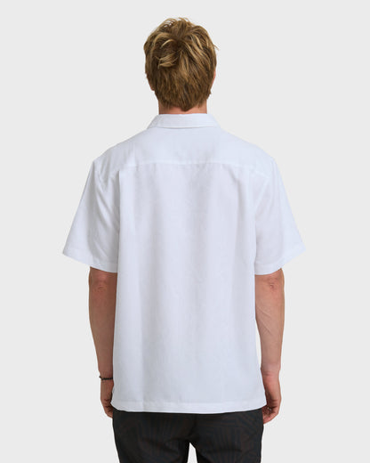 Waterman Island Jungle Shirt - White Quick Silver White