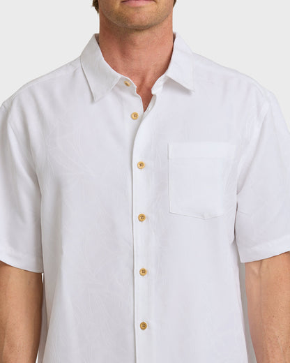 Waterman Island Jungle Shirt - White Quick Silver White