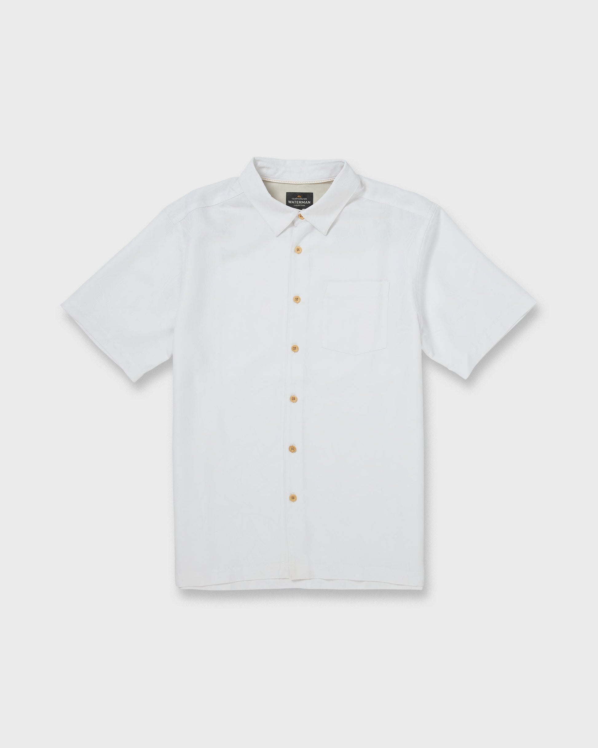 Waterman Island Jungle Shirt - White Quick Silver White