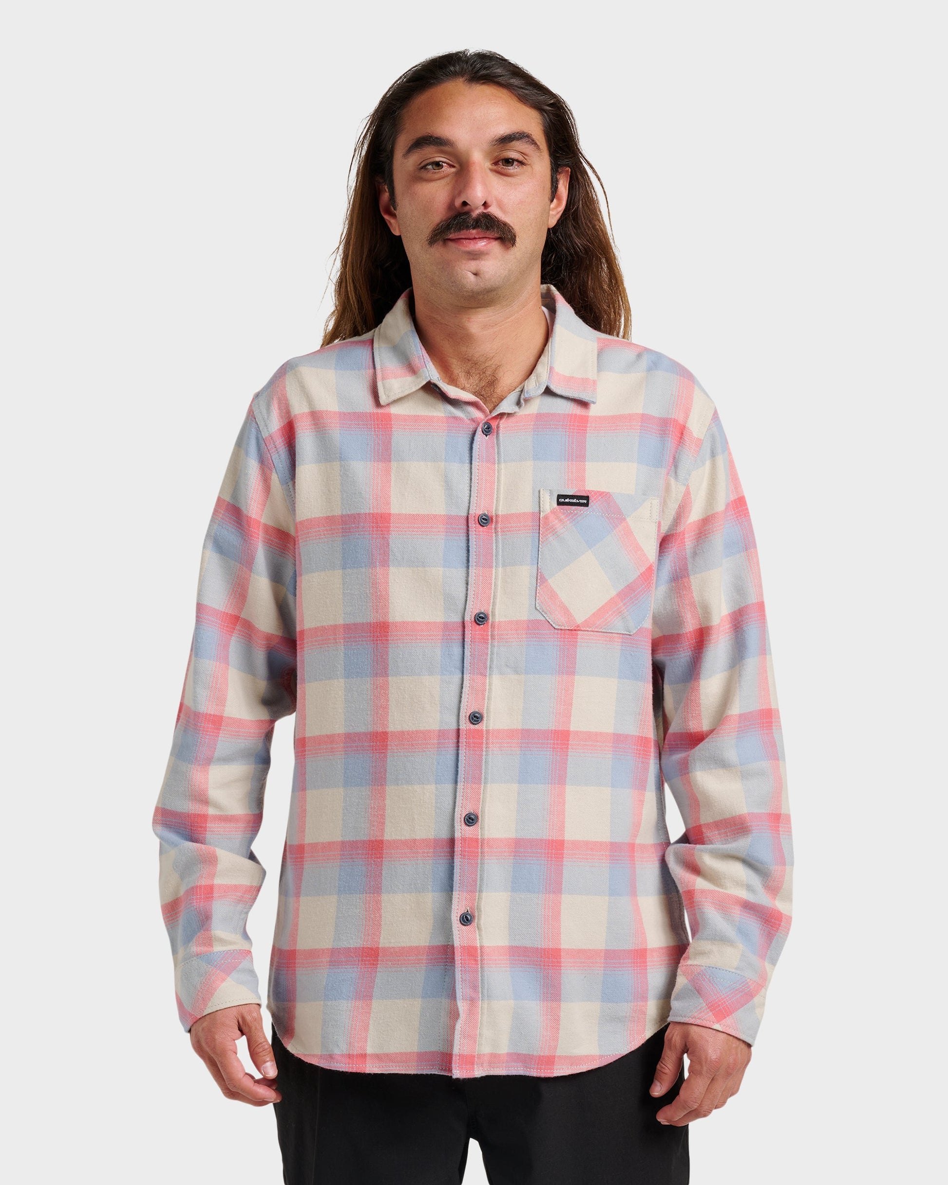 Penmar Check Flannel Shirt - Moonstruck Quick Silver Moonstruck