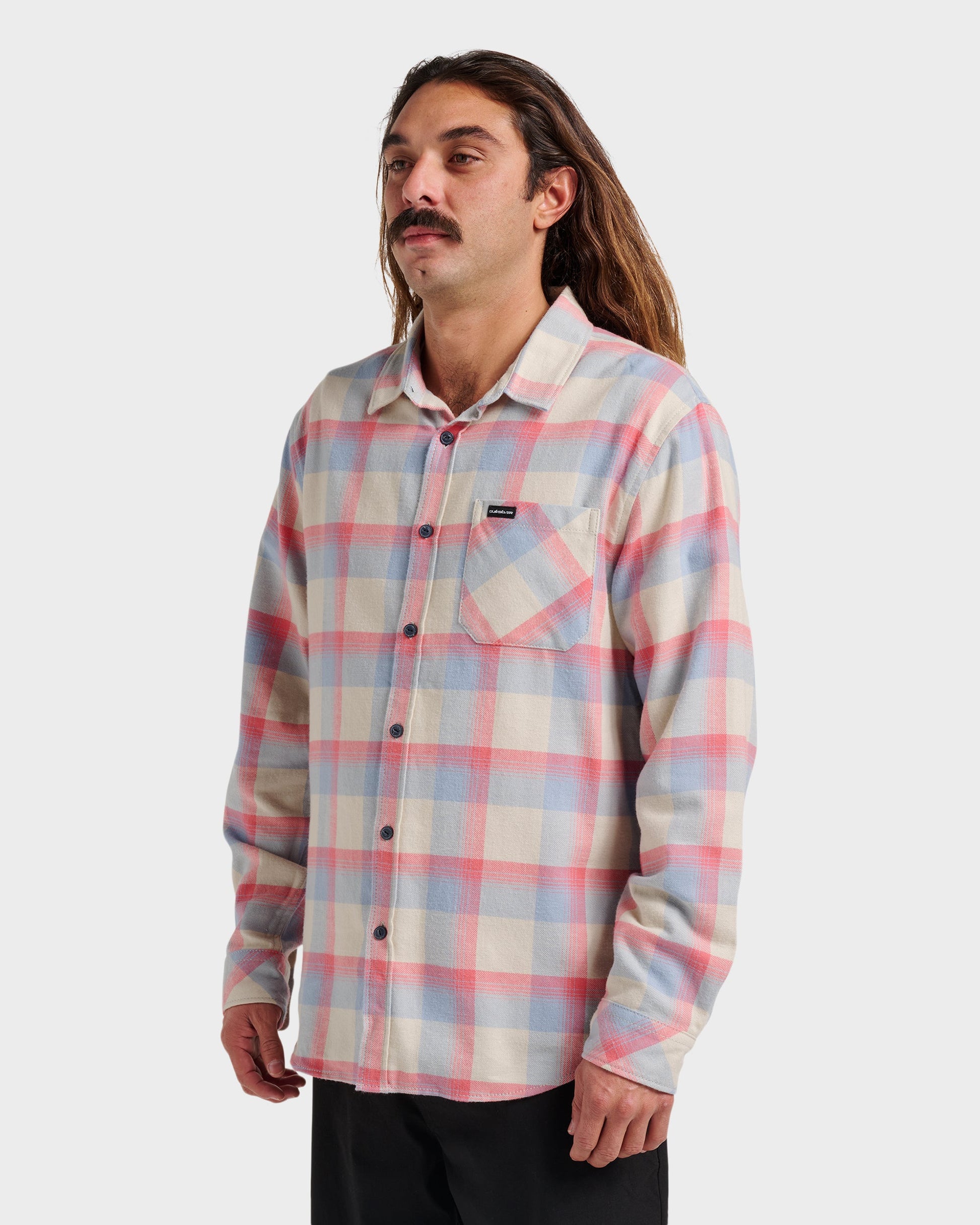 Penmar Check Flannel Shirt - Moonstruck Quick Silver Moonstruck