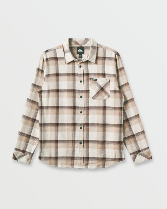 Penmar Check Flannel Shirt - Silver Birch Quick Silver Silver Birch
