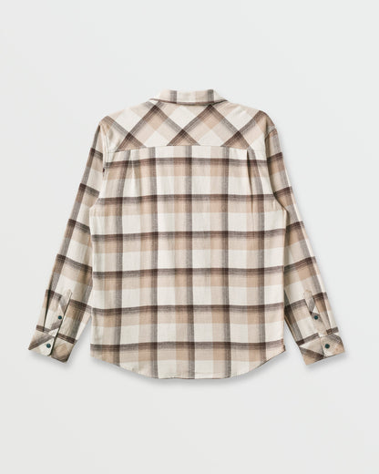 Penmar Check Flannel Shirt - Silver Birch Quick Silver Silver Birch